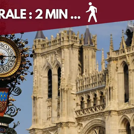 Romantique 45m2-amiens Centre-spa & Parking Apartman *