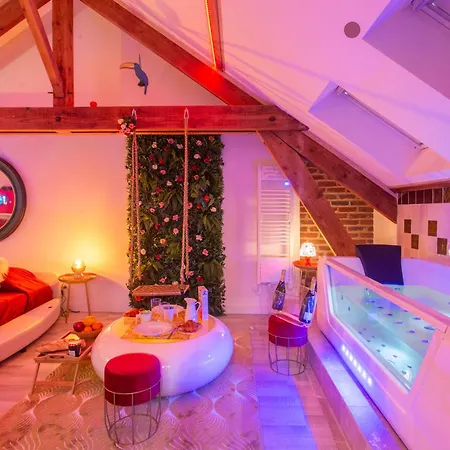 Romantique 45m2-amiens Centre-spa & Parking *